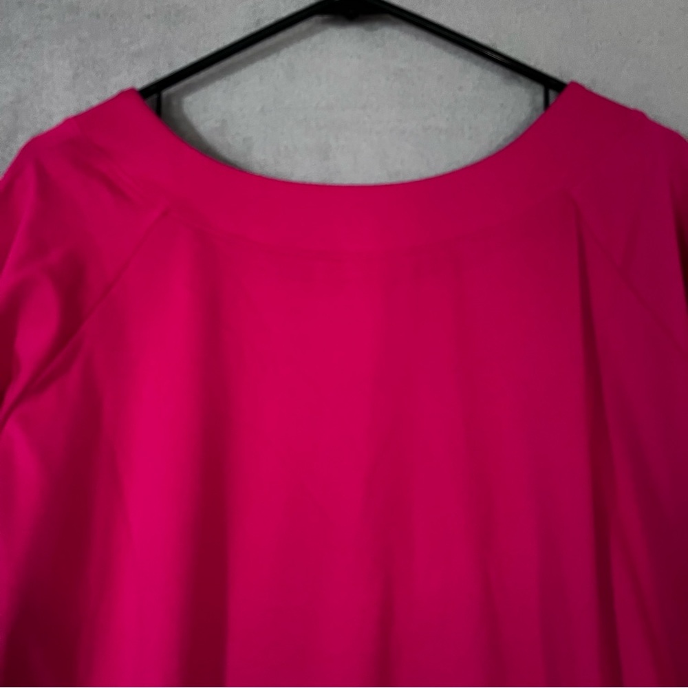 Susan Graver Essentials Top Liquid Knit Fuchsia Pink Womens 2X - Picture 7 of 7